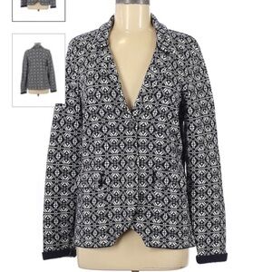 Tommy Hilfiger Tailored Sweater Blazer with Geometric Design